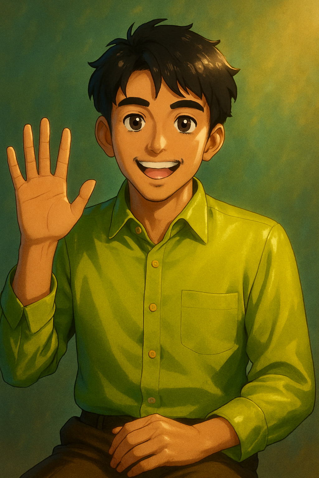 Naveen - Entrepreneur Waving
